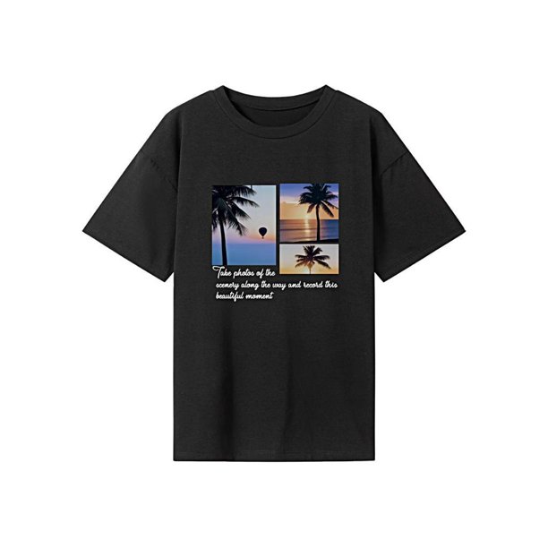 Camiseta para mujer básica camiseta suave trajes cuello redondo camisa para deportes mujer XL