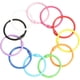 thumbnail image 1 of 50 Pcs anillo carpeta anillos metal anillos encuadernación anillos para encuadernar accesorios encuadernación llavero clips carpeta anillo libro reutilizable, 1 of 3