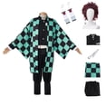 thumbnail image 1 of Disfraz de cosplay Yakisle Tanjiro, chaqueta unisex para adultos, 1 of 7