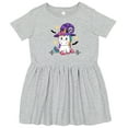 thumbnail image 3 of Inktastic Halloween Girls Unicorn Witch Girls Toddler Dress, 3 of 5