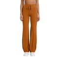 thumbnail image 2 of Tqcoqu Yoga Pants for Women Drawstring Elastic High Waisted Loose Fit Wide Leg Pants Workout with Bandage Pant,Orange,Women's S-XXL, 2 of 8