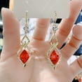 thumbnail image 7 of Limei Trendy Dangle Earrings Geometric Prom Accessory Elegant, 7 of 7