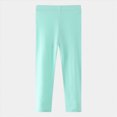 thumbnail image 4 of Gibobby Kids Girls Leggings Footless Cotton Skinny Thin Leggings Toddler Girls Solid Stretch Trousers Tights(3 Years,Light Blue), 4 of 4