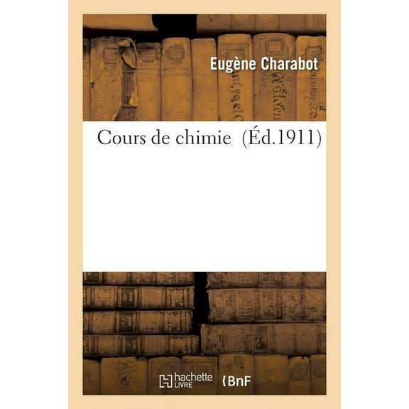 Sciences: Cours de Chimie (Paperback)