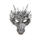 thumbnail image 1 of Máscara de dragón Matsuzay para fiesta de Halloween Cosplay disfraces negro plata, 1 of 6