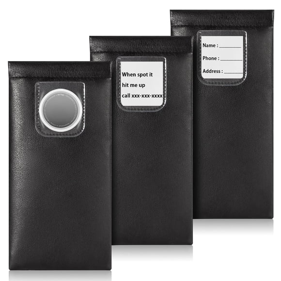 Estuche para Anteojos TRIUMPH VISION de Cuero 3 Pack con Soporte para AirTag