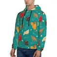 thumbnail image 3 of Daiia Hens And Rooster for Men's Fashion Hoodies & Sweatshirts with Kangaroo Pocket Hooded Sweatshirt Breathable & Moisture Wicking-Small, 3 of 7