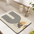 thumbnail image 4 of Washable Rubber Boho Style Vintage Floral Dish Drying Mats for Kitchen Counter Home Large Coffee Bar Pad Accessories and Decor for Utensils Stemware 18''x24'', 4 of 7