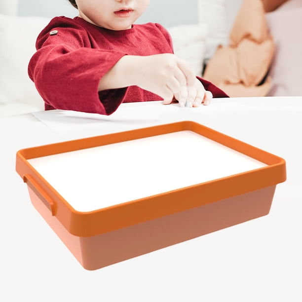 para pintar con , ajustable, juguete, regalo de cumpleaños, 3 modos de color, mesa de luz sensorial para aprender en casa Mandarina
