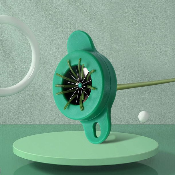 Cortador de cebolla en forma de flor - Cortador de cebollino multifunción - Herramienta para triturar cortador de verduras, picador de alimentos Cortador de cebolla verde para cocina-2 unidades