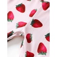thumbnail image 6 of Bagilaanoe Toddler Baby Girl Summer Jumpsuit Sleeveless Print Romper Overalls 12M 18M 24M 3T 4T 5T Kids Flared Pants Summer Clothes, 6 of 8