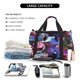 thumbnail image 5 of Easygdp Colorful Frog Among Flowers Bolsa de Gimnasio, Bolsa de Viaje Duffel, Bolsa de Fin de Semana con Compartimentos, Bolsa de Mano para Noche, 5 of 7