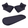 thumbnail image 2 of HOARBOEG 5 Sets Car Front Seat Cushion Soft Warm Faux Rabbit Winter Auto Seat Cover Plush Vehicle Seat Protector Pad With Non-Slip Backing Car Accessories, 2 of 5