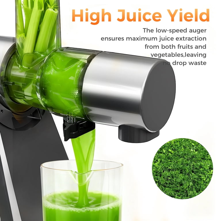 NICWIN Masticating Cold Press Juicer Machine photo 7