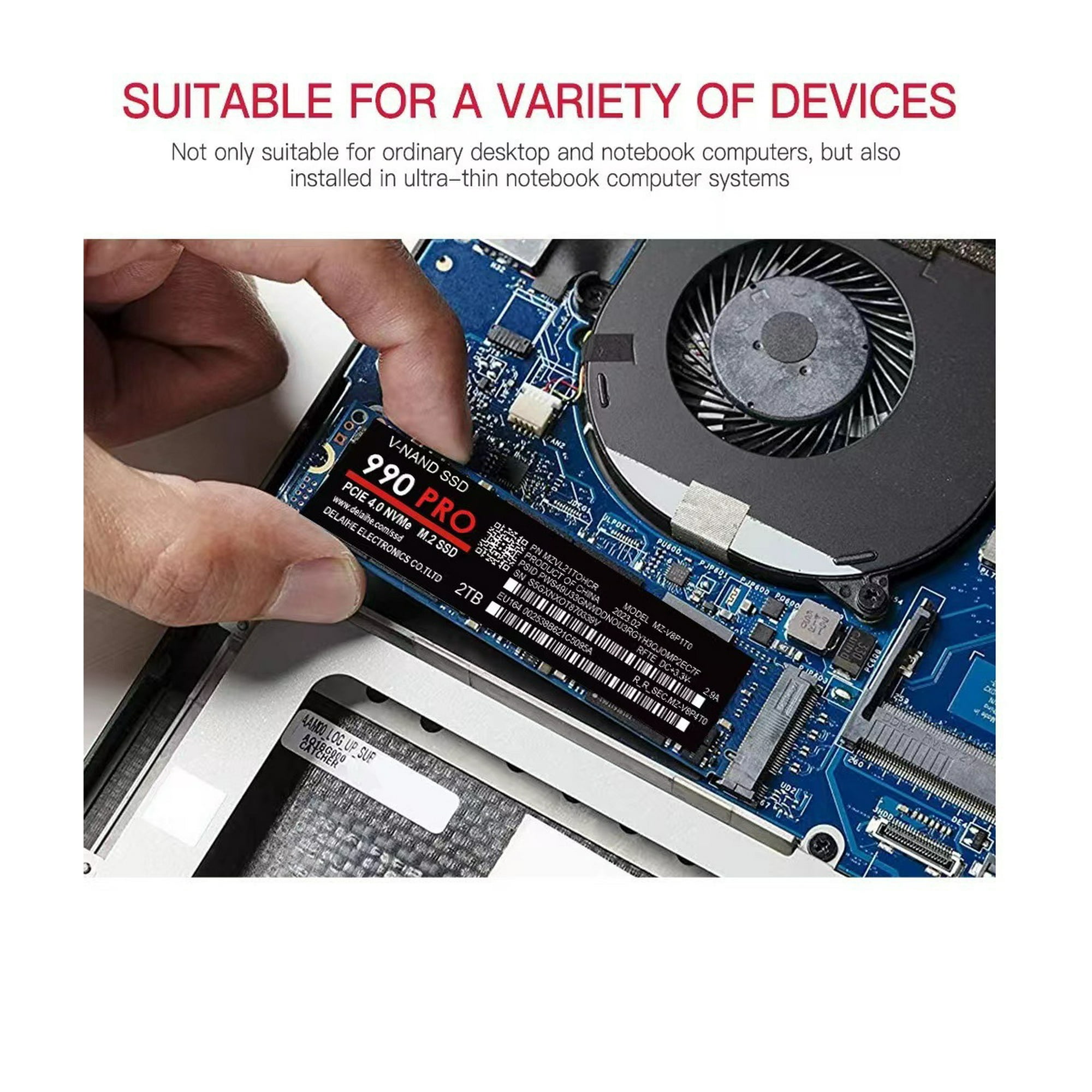 Ssd Solid State 2tb 990 Pro M.2 2280 Ssd Pcie 4.0 Nvme