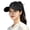 Black, variant on Women Ponytail Sun Cap Quick Dry Sport Open-Top Baseball Hat for Running Hiking Outdoor