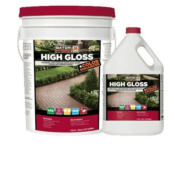 Alliance Designs GATORHYBRID45 5 gal Gator Hybrid High Gloss Sealer Plus Color Enhancer