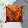 thumbnail image 2 of ARISTURING  Decorative Throw Pillow Covers  Square Cushion Case Soft Comfy Orange Butterfly Throw Pillows for Couch Cushion Livingroom Farmhouse Home Decor Pillowcases, 2 of 5