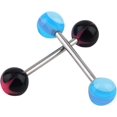 thumbnail image 3 of 50Pcs Stainless Steel Tongue Rings, 16mm Mixed Color Piercing Jewelry, Anti-Allergy, Unfading, Fashionable Body Piercing Pins, 3 of 8