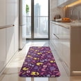 thumbnail image 4 of Purple Dinosaurs Dino Roar Pattern Kitchen Rug Mat,Kitchen Runner Rugs Non Skid Washable,Decorative Kitchen Floor Mats for Kitchen,Sink,Laundry,17"x47.2", 4 of 7