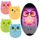 thumbnail image 3 of mini luces LED nocturnas de búho con sensor automático, lámpara de control para habitación de niños y bebés, lámpara con enchufe azul y verde (enchufe estadounidense), 3 of 5