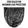 thumbnail image 4 of Aluf Plastics RL-4047H T-Tough Roll Pack Low Density Repro Blend Star Seal Coreless Rolls Bag, 45 Gallon Capacity, 46" Length x 40" Width, H Strength, Black (Pack of 100), 4 of 4