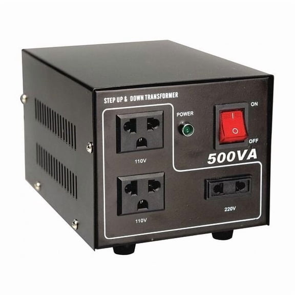 Manufacturer Varies Step Up/Down Voltage Converter, 500VA 30C518