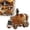05 Cement Mixer Truck C, variant on Master Chief 117 Helmet Whiskey Bottle, 25th Anniversary Limited Glass Decanter, Novelty Gaming Barware Display Gift for Men Gamers