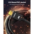 thumbnail image 4 of Cable HDMI Capshi 4K de fibra óptica larga, 23 m, clasificación CL3, 75 pies, 4 of 8