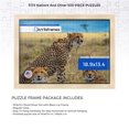 thumbnail image 2 of ArtToFrames 18.9x13.4 Inch - 48x34 CM Multi Puzzle Frame for 500 piece Puzzles.1.50 Inch Custom Wood Puzzle Frames, Silver with Black Lip - Comes with Regular Glass, 2 of 6