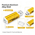 thumbnail image 4 of 4-in-1 USB 2.0 Card Reader, 2.76X0.83" High Speed Memory Card Adapter, Plug and Play Data Transfer Device, Multi Slot Flash Card Reader, SD TF MS Card Converter, Camera File Transfer Accessory, 4 of 6