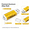 Multicolor*2, variant on 4-in-1 USB 2.0 Card Reader, 2.76X0.83" High Speed Memory Card Adapter, Plug and Play Data Transfer Device, Multi Slot Flash Card Reader, SD TF MS Card Converter, Camera File Transfer Accessory