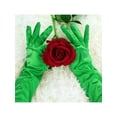 thumbnail image 4 of INSPIRE CHIC Women's Long Gloves 1920S Evening Party Full Finger Mittens Elegant Opera Glove Green One Size, 4 of 4