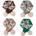 thumbnail image 4 of Esaierr Baby Girls Boys Warm Scarf for Kids Winter Long Scarf Cozy Cartoon Scarfs for Toddler, 4 of 6