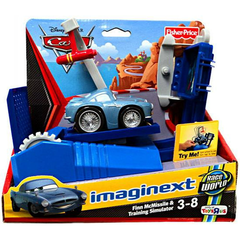 Disney Cars Imaginext Finn McMissle & Training Simulator Playset