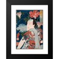 thumbnail image 2 of Tsukioka Yoshitoshi 18x24 Black Modern Framed Museum Art Print Titled - Modern Gallants with Morning Glories (1860), 2 of 5