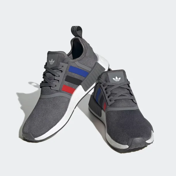 Ad-id-as NMD R1 Casual Shoes Grey / Scarlet Red / Black Sz 13 FZ5708