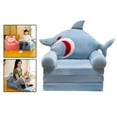 thumbnail image 3 of GUOOL 2 Pcs Baby Chair Slipcovers, Foldable Furniture Protectors, Cartoon Couch Chair Shark and, 3 of 9