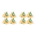 thumbnail image 4 of yingyy 1/2/3 4X Artificial Flower Faux Plant Home Decal Workmanship Multipurpose Long-lasting Exquisite Fake Flowers Wedding Decor Red 2PCS, 4 of 6