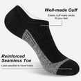 thumbnail image 2 of Loritta 12 Pairs No Show Socks Womens Low Cut Athletic Running Cushioned Invisible Non Slip Socks, Size 8-10, 2 of 6