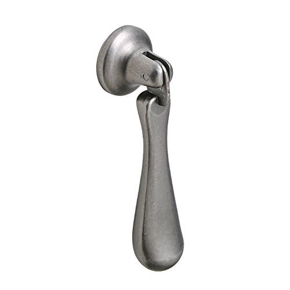 Utopia Alley 5pcs Danbury Cabinet Ring Pull Knob - Decorative Cabinet Drop Pull Knobs for Cabinets and Drawers - Vintage Cabinet Hardware with Hand Finished Pewter - Metal Drawer Pull Knobs 3.0"