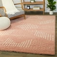 thumbnail image 5 of Carson Carrington  Taxinge Shag Area Rug Pink 5'3" x 7' 5' x 8' Off-White, 5 of 5