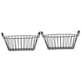 thumbnail image 4 of Masteelf 2 pcs  Creative Desktop Iron Storage Basket Household Sundries Storage Container, 4 of 8