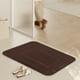 thumbnail image 5 of Alfombra de baño antideslizante | Microfibra ultrasuave y absorbente | Lavable a máquina para baño, ducha y cocina | 40 x 60 cm (gris, rojo y marrón), 5 of 7