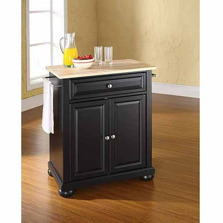 Crosley Alexandria Natural Wood Top Kitchen Island Crosley Alexandria Natural Wood Top Kitchen Island