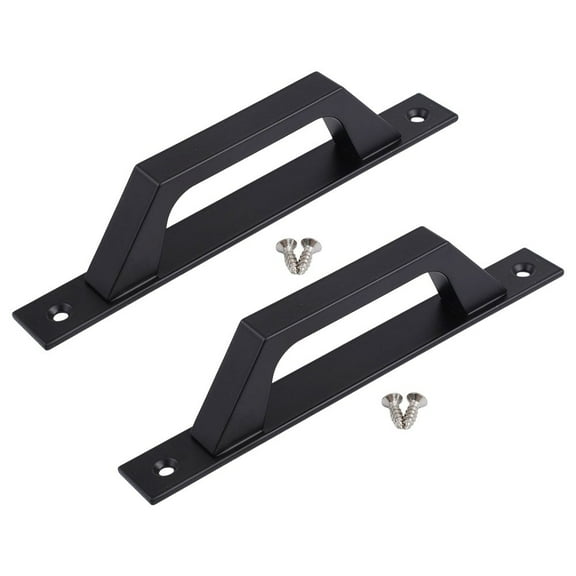 2PCS Barn Door Pull Handles,Heavy Duty Aluminum Alloy for Sliding Doors,Cabinet,Gate,Shed,Garage