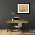 thumbnail image 4 of Jacques-Raymond Brascassat 24x18 Black Modern Framed Museum Art Print Titled - Menhirs in Kermario, 4 of 5