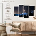 thumbnail image 5 of Elephant Stock Milky Way Over Longs Peak Wall Art - Horizontal Multi Panel Canvas - Living Room Wall Decor - Astronomy & Space Multi Panel - Blue And Black Decor - 68" x 42", 5 of 8
