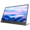 thumbnail image 1 of Monitor portátil Lenovo L15, pantalla de 15,6", resolución Full HD, panel IPS, brillo de 250 nits, frecuencia de actualización de 60 Hz, puertos USB-C, soporte de altura ajustable, tecnología sin parp, 1 of 5