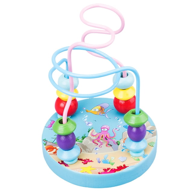 Wooden Bead Maze Roller Educational Developmental Toy for Preschool Activity and Early Learning